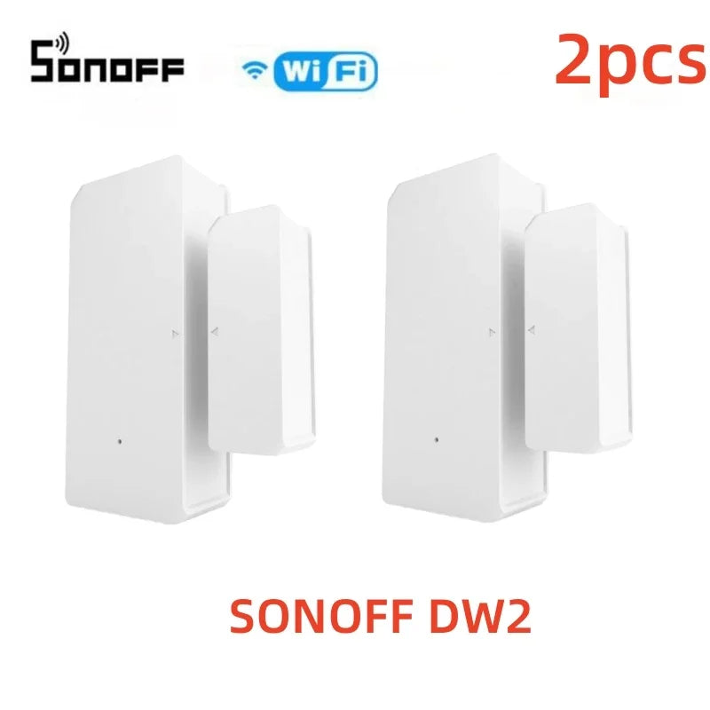 Sonoff DW2-WiFi Wireless Security Door/Window Sensor Alarm Notification Smart Scene via eWeLink APP Support Sonoff Devices IFTTT