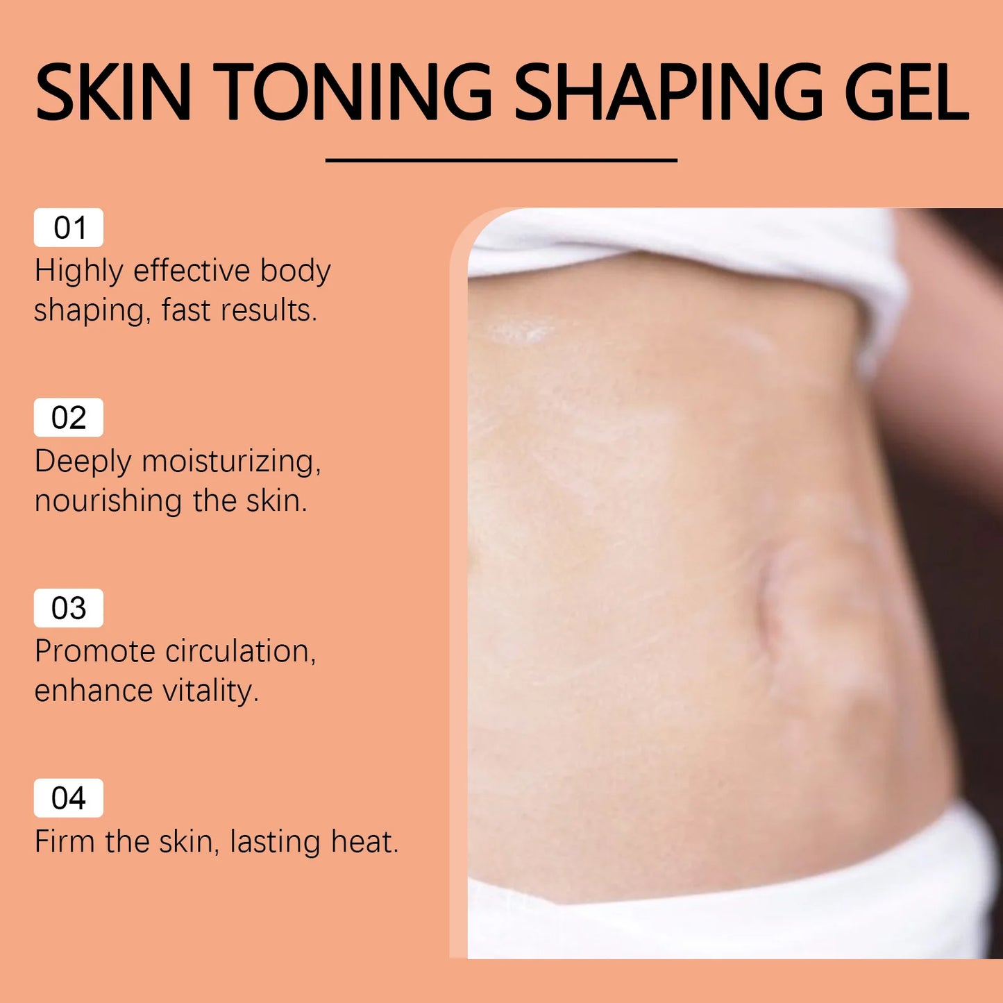 Hot Body Slimming Cream Anti Cellulite Fat Burner Tightens Belly Anti Sagging Sweating Enhancer  Abdominal Muscle Shaping Cream