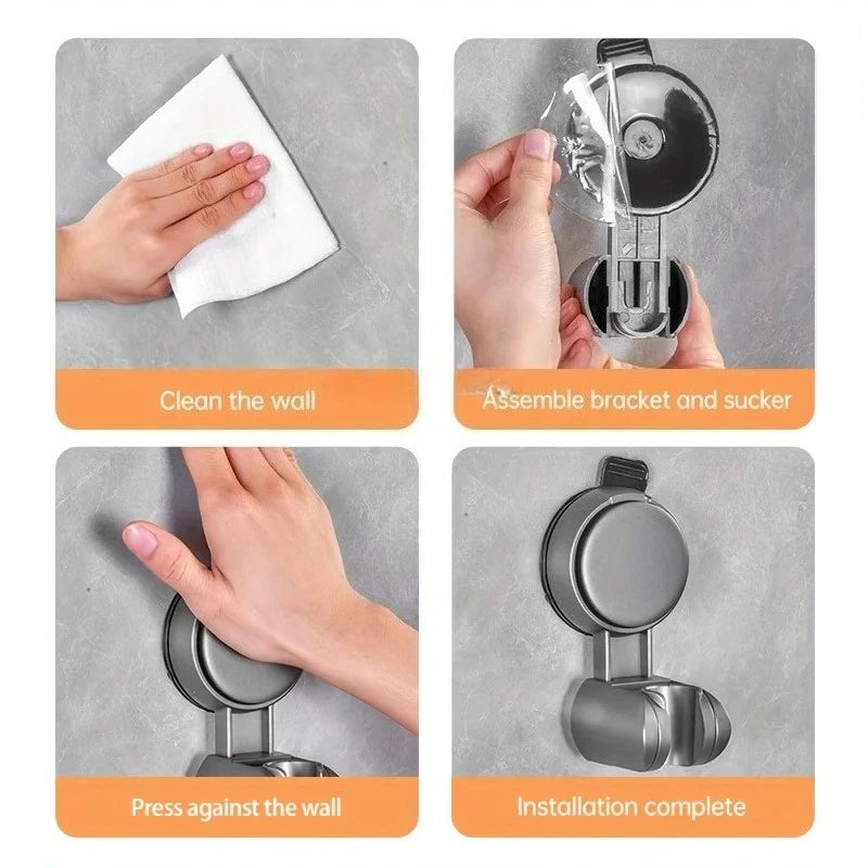 Xiaomi Youpin 360° Adjustable Douche Suction Cup Shower Head Support Mural Holder Shower Head Holder Bathroom Wall Mount Bracket