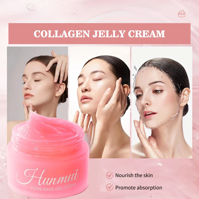 Matte Finish Gel Pore Base Gel Cream- Hydrating Facial Primer with Hiding Pores & Fine Wrinkles,Brightening Base Makeup Cream