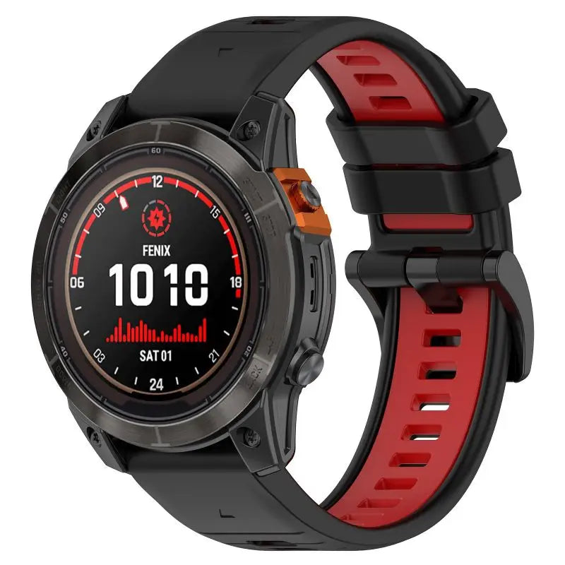 20/22/26mm Silicone Watch Strap For Garmin Fenix 8 E 7 7X 7s 6 6X 6s 5 5X Plus Original Bracelet Epix Pro Gen 2 Enduro 3 Band