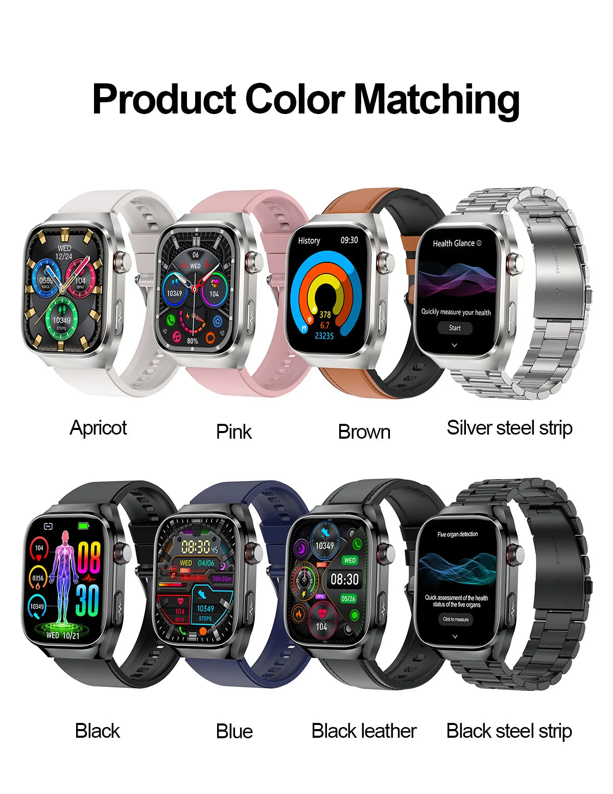2025 New For HUAWEI Blood Pressure Body Analysis Smart Watch Women ECG+PPG IP68 Waterproof Bluetooth Call Health Smartwatch Men