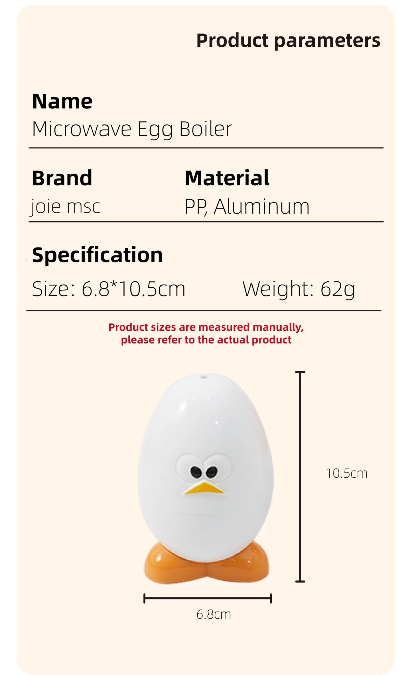 Joie Microwave Egg Boiler eggy Microwave Egg Poachers Cooker Steamer Box for Chicken and Quail Eggs Kitchen Tools Egg Tools