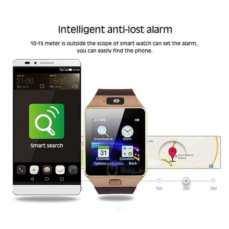 Digital Touch Screen Smart Watch DZ09 Bracelet Camera Bluetooth WristWatch SIM Card Smartwatch Phone Watch Reloj Mujer