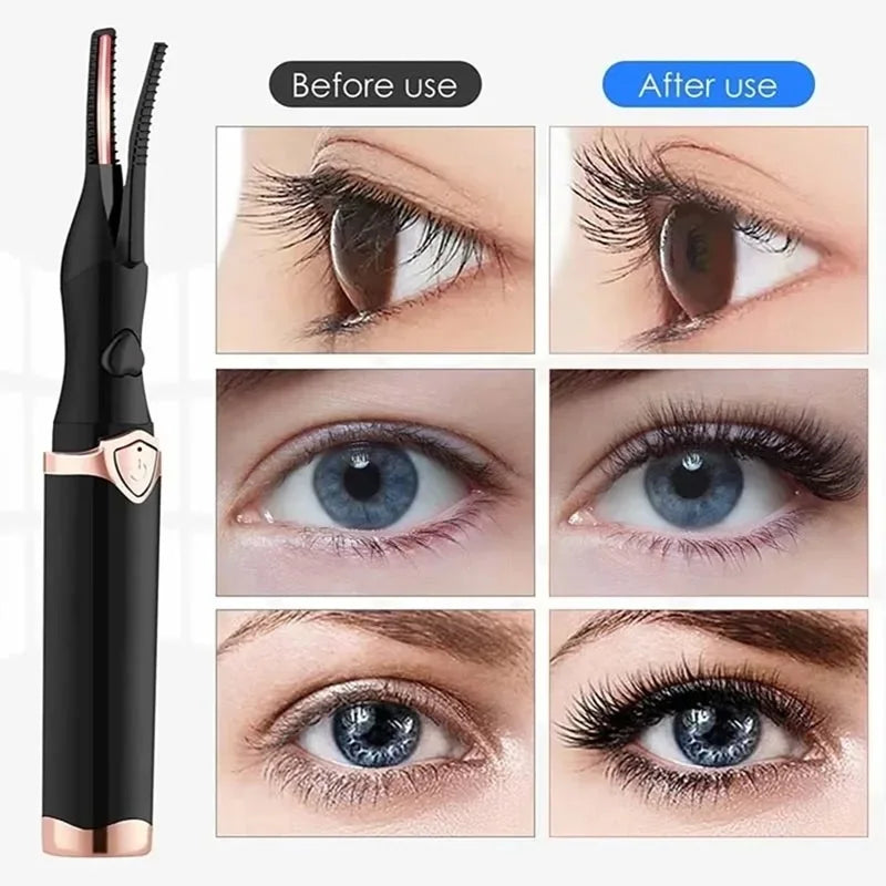 Naturally Curled Electric Eyelash Curler Intelligent Temperature Control Styling Make Up Eyelashes Curl Lasting Lash Curler Tool