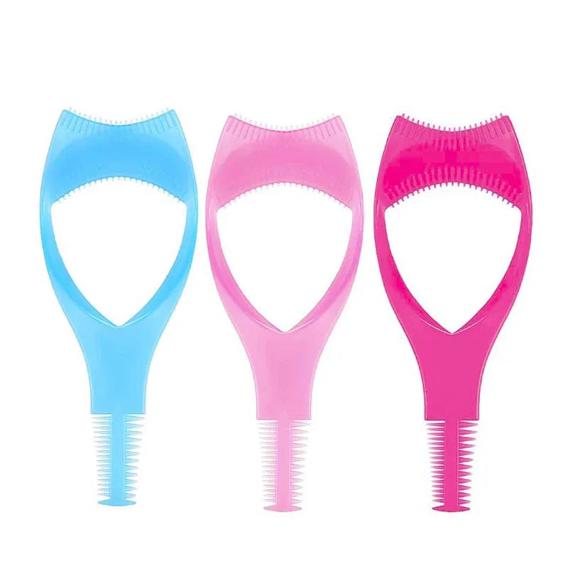 1/2/3Pcs 3 in 1 Eyelashes Tools Mascara Shield Applicator Guard Card Eyelash Guide for Beauty Cosmetic Makeup Tool