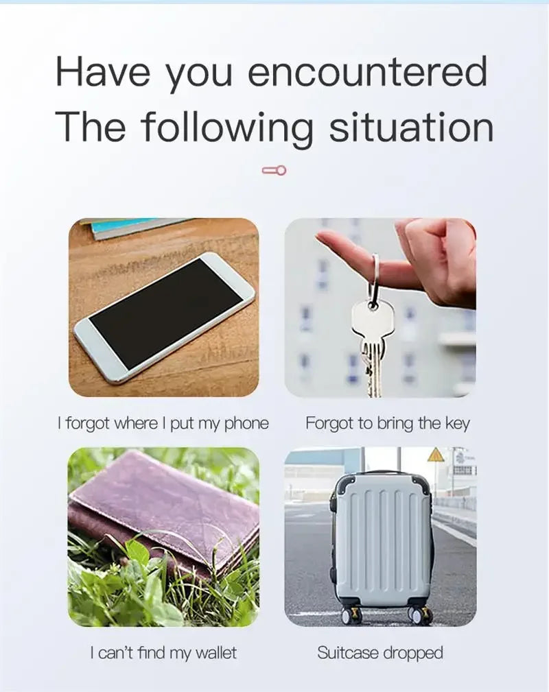 Xiaomi GPS Tracker Bluetooth 5.0 Anti-Lost GPS Mini Device Pet Kids Bag Wallet Tracking For IOS Android Smart Finder Locator