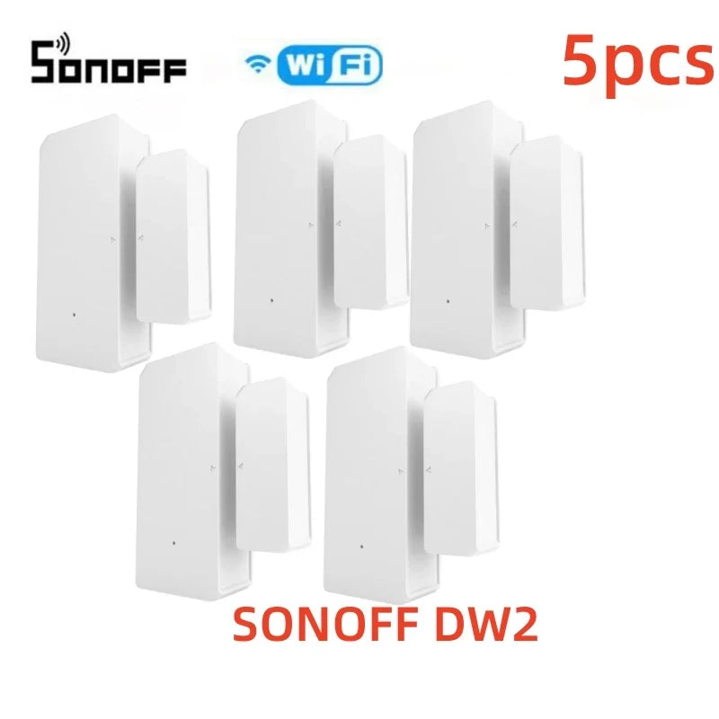 Sonoff DW2-WiFi Wireless Security Door/Window Sensor Alarm Notification Smart Scene via eWeLink APP Support Sonoff Devices IFTTT